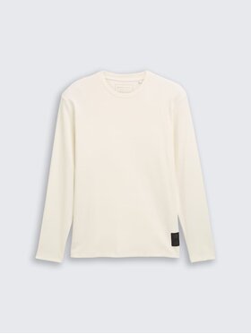 Tom Tailor Tom Tailor Longsleeve 1048960-12906 Beżowy Regular Fit