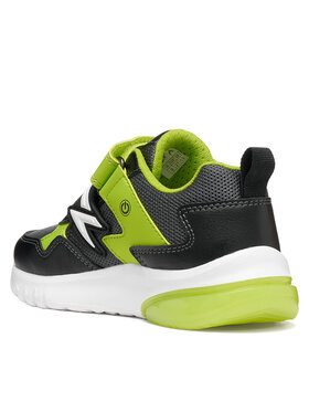 Geox Geox Snīkeri J Ciberdron Boy J66LBB 0BC14 C0802 S Melns