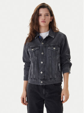 Karl Lagerfeld Jeans Karl Lagerfeld Jeans Džinsinė striukė A3W14063 Pilka Regular Fit