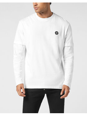 PHILIPP PLEIN PHILIPP PLEIN Tričko 26197 Biela Regular Fit