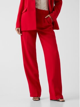Guess Guess Kalhoty z materiálu 182626 Červená Classic Fit