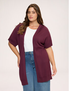 Fiorella Rubino Fiorella Rubino Sweter M281L008563N036 Bordowy Over Fit