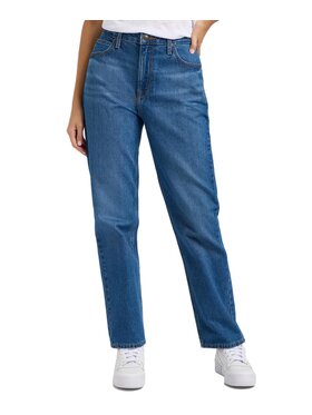 Lee Lee Jeansy 112363441 Niebieski Straight Fit