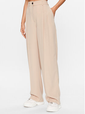 Calvin Klein Calvin Klein Hlače iz tkanine K20K205689 Bež Relaxed Fit