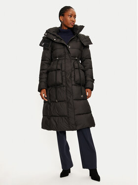 Rinascimento Rinascimento Zimné bundy CFC0118339003 Čierna Loose Fit