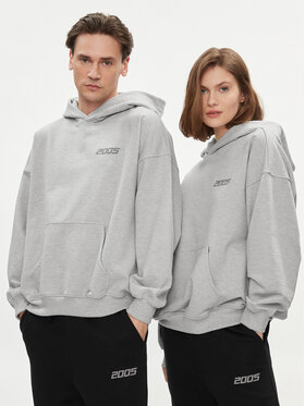 2005 2005 Μπλούζα Unisex Basic Hoodie Γκρι Relaxed Fit