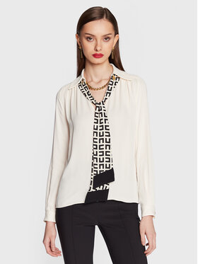 Elisabetta Franchi Elisabetta Franchi Sweatshirt CA-002-31E2-V350 Weiß Straight Fit