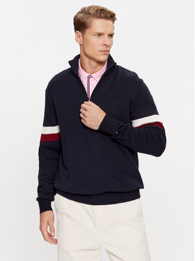 Tommy Hilfiger Tommy Hilfiger Sweter MW0MW31571 Granatowy Regular Fit