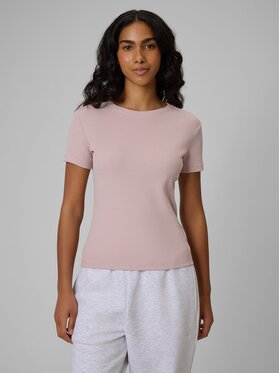 4F 4F T-Shirt 4FRSS26TTSHF3629-56S Różowy Slim Fit
