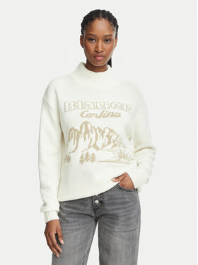 Blauer Blauer Maglione Fanesy 26WBLDM10617 007648 Crema Relaxed Fit