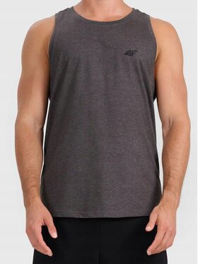 4F 4F T-Shirt 4FWMM00TSLEM307 Szary ciemny Active Fit