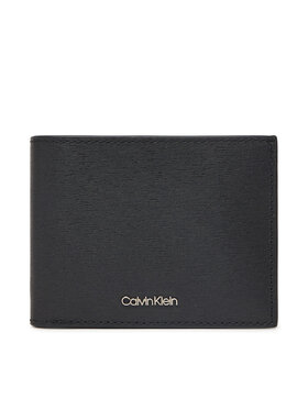 Calvin Klein Calvin Klein Vīriešu maks Epi Ck Bifold 5Cc W/Coin K50K512925 Melns