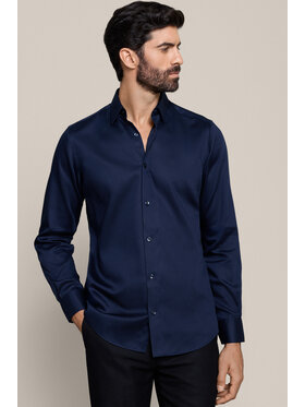 Lancerto Lancerto Koszula Armida Granatowa KO073226000006 Granatowy Slim Fit