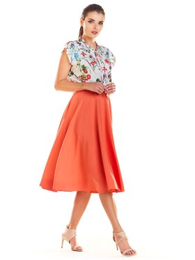 Infinite You Infinite You Spódnica M190 Koralowy Basic Fit