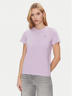 Guess Jeans Guess Jeans T-Shirt W4YI10 J1314 Fioletowy Regular Fit