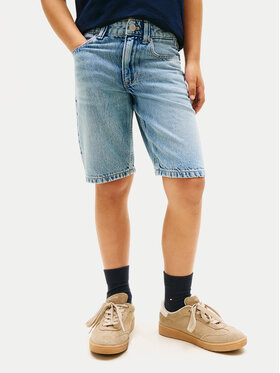 Tommy Hilfiger Tommy Hilfiger Džínové šortky KB0KB10237 Modrá Straight Leg
