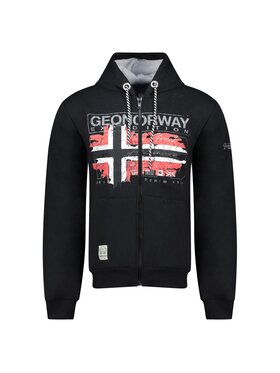 Geographical Norway Geographical Norway Bluza WZ3083H/GN-Black Czarny Regular Fit