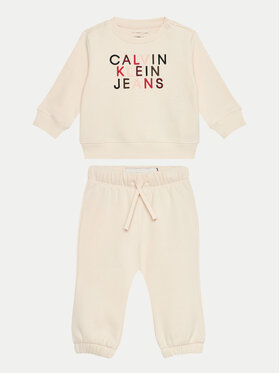 Calvin Klein Jeans Calvin Klein Jeans Felpa City Logo IN0IN00224 Beige Regular Fit