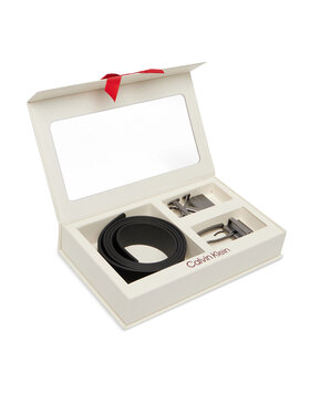 Calvin Klein Calvin Klein Ζώνη Two Belt Rev Gift Set 35Mm LV04D0025G Μαύρο