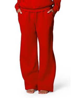 DKaren Sport DKaren Sport Spodnie dresowe DK-K-B9 Czerwony Classic Fit