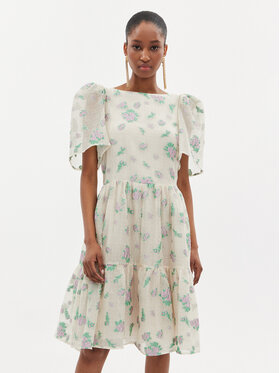 Custommade Custommade Kleid für den Alltag Jamina 999395482 Écru Regular Fit