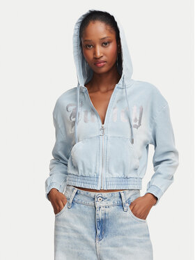 Juicy Couture Juicy Couture Majica dugih rukava JCDAS226961 Svijetlo plava Regular Fit