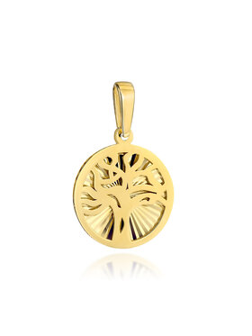 Fugart Fugart Naszyjnik Zawieszka złota drzewko szczęścia diamentowane FUG6-37-Z00528-2 Złoty