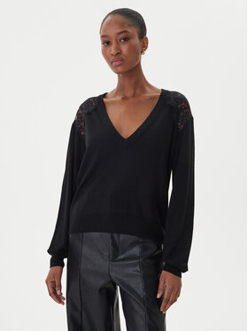 ICONA ICONA Svetr RI5NT074 Černá Regular Fit