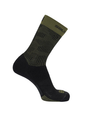 Salomon Salomon Skarpety Niskie Męskie Salomon X Ultra Mid Socks Zielony