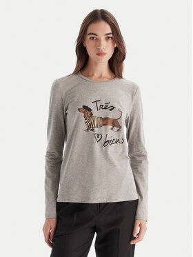 Weekend Max Mara Weekend Max Mara Μπλουζάκι Renoir 2525946032 Γκρι Regular Fit