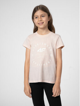 4F 4F Tricou 4FJSS23TTSHF280 Bej Regular Fit