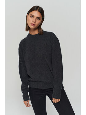 B SIDES B SIDES Sweter MERINO Szary Regular Fit