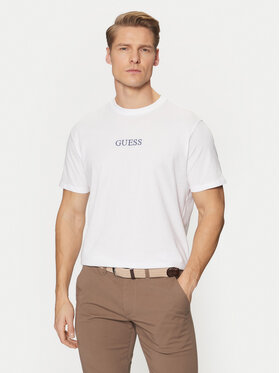 Guess Guess Tricou M5RI58 K9RM1 Alb Regular Fit