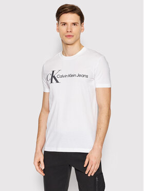 Calvin Klein Jeans Calvin Klein Jeans T-Shirt J30J319717 Bílá Regular Fit