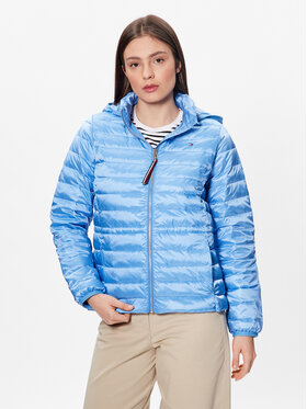 Tommy Hilfiger Tommy Hilfiger Kurtka puchowa WW0WW37264 Błękitny Regular Fit