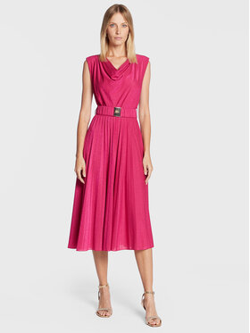 Rinascimento Rinascimento Sukienka koktajlowa CFC0110651003 Różowy Regular Fit