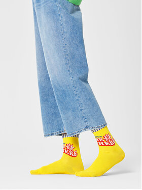 Happy Socks Happy Socks Чорапи дълги дамски GRE13-2200 Жълт