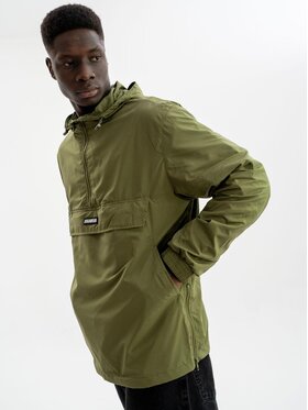 Jigga Wear Jigga Wear Kurtka przejściowa Kurtka Kangurka Męska Oliwkowa Jigga Wear Stripe Name Kangaroo M Khaki Regular Fit