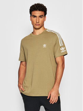 adidas adidas Тишърт Tech H40349 Зелен Relaxed Fit
