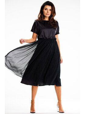 Awama Awama Abito da sera A627 Nero Basic Fit