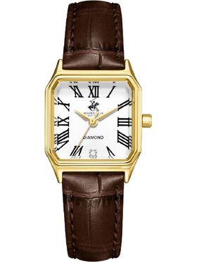 Beverly Hills Polo Club Beverly Hills Polo Club Zegarek BP3917C.132 Brązowy