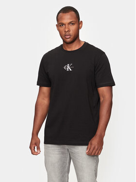 Calvin Klein Jeans Calvin Klein Jeans Тишърт Monologo J30J325649 Черен Regular Fit