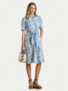 LAUREN RALPH LAUREN LAUREN RALPH LAUREN Hemdkleid 200P08916002 Blau Regular Fit