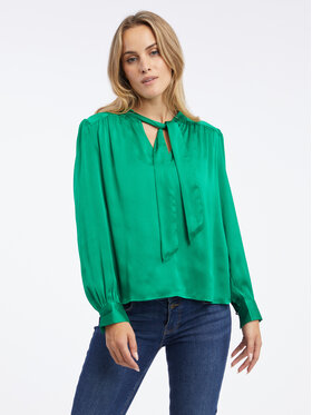 Orsay Orsay Bluzka 630046867000__36 Zielony Regular Fit