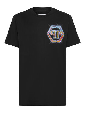 PHILIPP PLEIN PHILIPP PLEIN Tričko 9839 Čierna Regular Fit