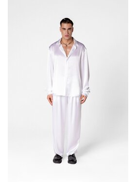 LE POSSÉ LE POSSÉ Πουκάμισο MSSWCF Λευκό Regular Fit