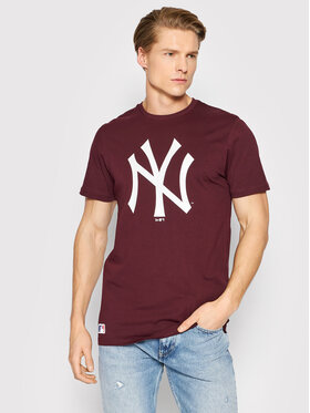 New Era New Era T-Shirt New York Yankees MLB Team Logo 11863695 Μπορντό Regular Fit