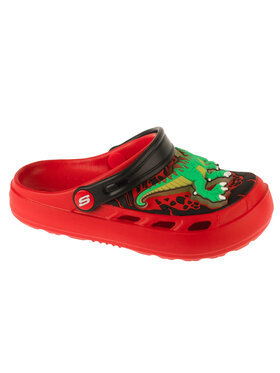 Skechers Skechers Klapki Foamies: Swifters - T-Rex-Brights Czerwony