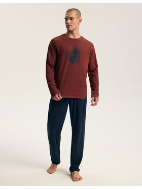 Henderson Henderson Piżama 45494 Czerwony Regular Fit