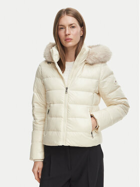 Tommy Hilfiger Tommy Hilfiger Daunenjacke WW0WW51516 Creme Slim Fit